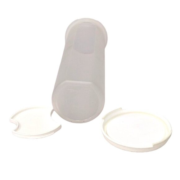 Vintage Tupperware Spaghetti Storage Container 1661-2 with White Lid - Picture 5 of 6